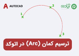 فرمان Arc برای ترسیم کمان در اتوکد + آموزش 11 روش ترسیم کمان در (AutoCAD) + عکس