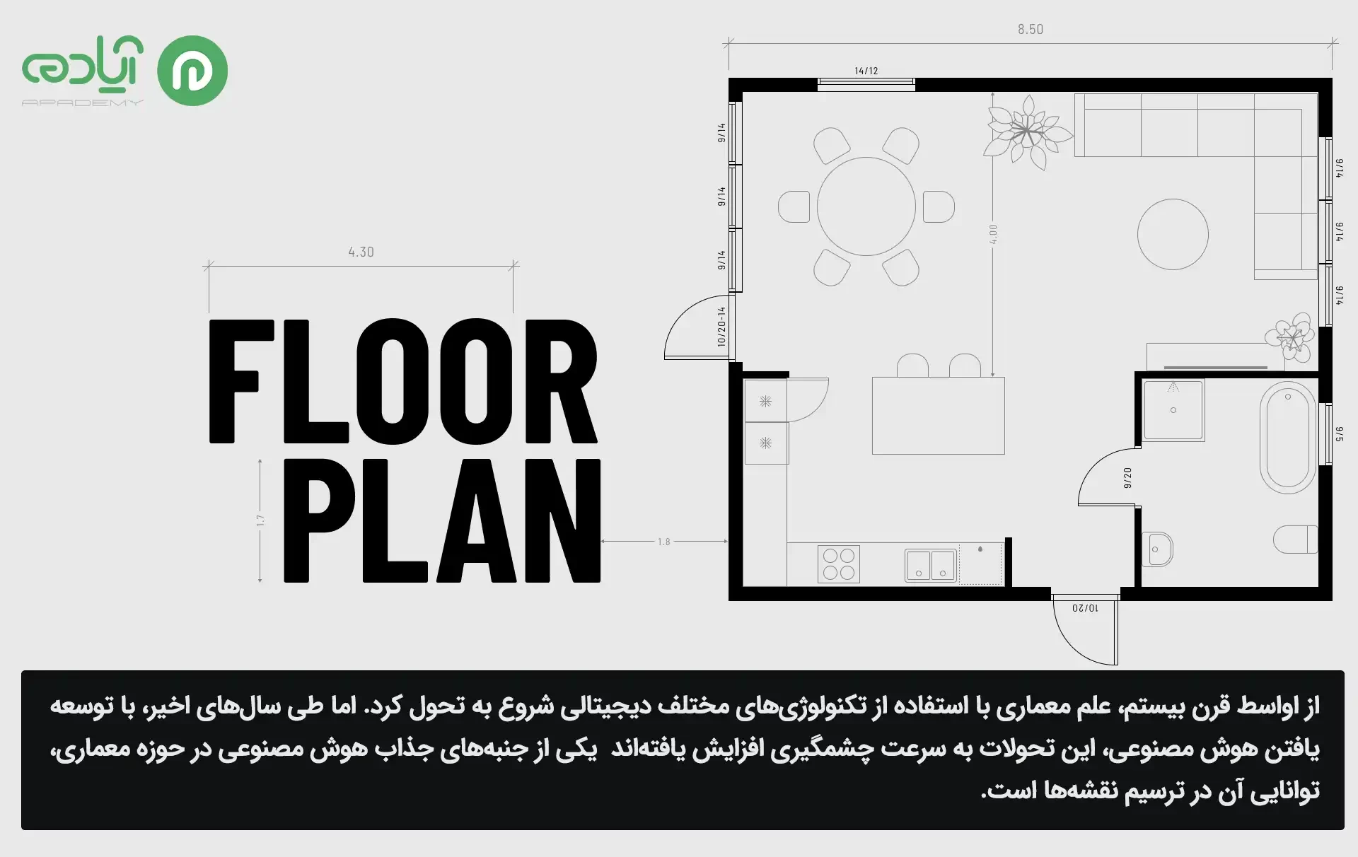 کاربرد هوش مصنوعی در ترسیم نقشه‌های معماری